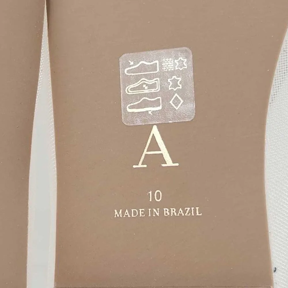 New women's 10 By Anthropologie mesh ballet flats in Cream - Picture 10 of 11